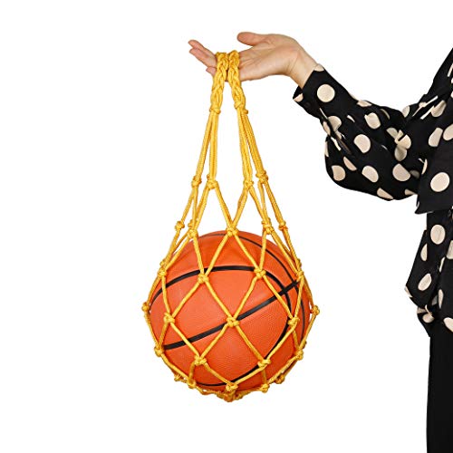 Portador Bolso de Red de Baloncesto Voleibol Futból Accesorio de Deportes Multiusos de Nylón Bolsillo Montar al aire libre, 3 Paquetes Portador Bolso de Red de Baloncesto Voleibol Futból Accesorio de Deportes Multiusos de Nylón Bolsillo Montar al aire libre, 3 Paquetes