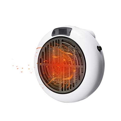 Portátil Calefactor Eléctrico, Domybest Mini Calentador eléctrico portátil de 900w Ventilador Calefactor Eléctrico Cerámica Oscilación Automática Calefactor Aire Caliente para Hogar Oficina (White) Portátil Calefactor Eléctrico, Domybest Mini Calentador eléctrico portátil de 900w Ventilador Calefactor Eléctrico Cerámica Oscilación Automática Calefactor Aire Caliente para Hogar Oficina (White)