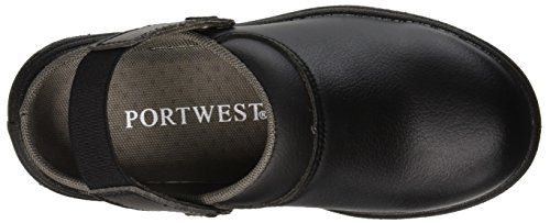 Portwest - Calzado de protección para hombre, color negro, talla 44