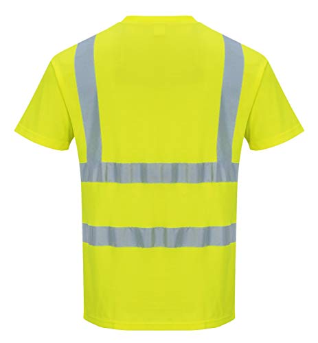 Portwest S478YERM Camiseta de Manga Corta, Hi-Vis , M, Amarillo (Yellow)