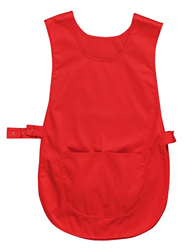 Portwest S843 - Tabbard con Pocket, color rojo, talla SM