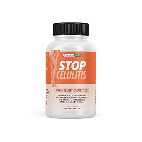 Potente Anticelulítico y Reductor Intensivo | Cápsulas Anticelulitis | Elimina la piel de naranja de forma eficaz | Fórmula completa de rápida actuación con CLA, l-carnitina y cafeina | 100 cápsulas Potente Anticelulítico y Reductor Intensivo | Cápsulas Anticelulitis | Elimina la piel de naranja de forma eficaz | Fórmula completa de rápida actuación con CLA, l-carnitina y cafeina | 100 cápsulas