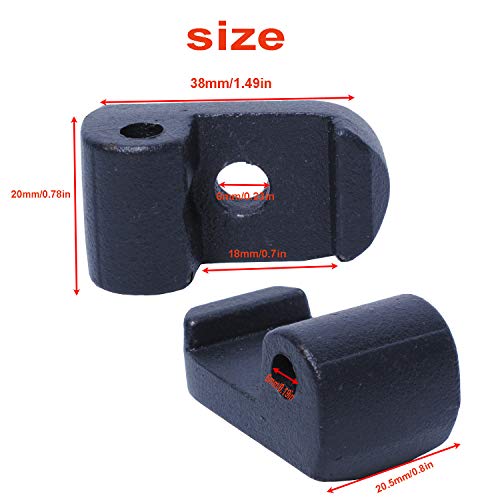 Poweka Gancho Plegable Scooter Hebilla de Reemplazo Reforzado Cerradura Reforzada para Xiao-mi M365 Scooter Eléctrico Poweka Gancho Plegable Scooter Hebilla de Reemplazo Reforzado Cerradura Reforzada para Xiao-mi M365 Scooter Eléctrico