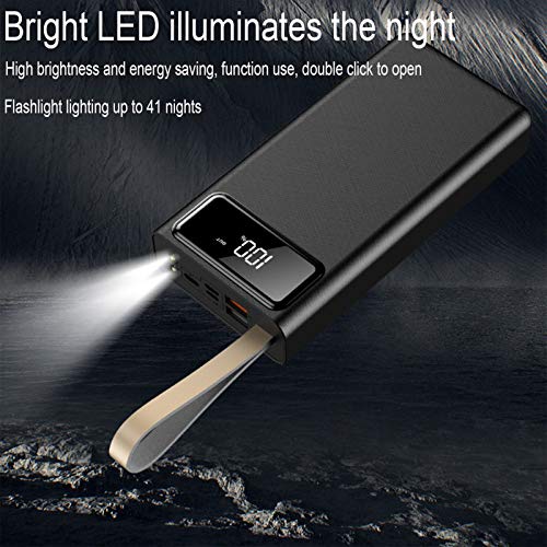 Power Bank Batería Externa Cargador Móvil Portátil 30000Mah Ultra Alta Capacidad con 2 Salidas Y 3 Entradas Y Linterna Y Pantalla Digital LED, Carga Rápida Powerbank para Smartphones Etc Power Bank Batería Externa Cargador Móvil Portátil 30000Mah Ultra Alta Capacidad con 2 Salidas Y 3 Entradas Y Linterna Y Pantalla Digital LED, Carga Rápida Powerbank para Smartphones Etc