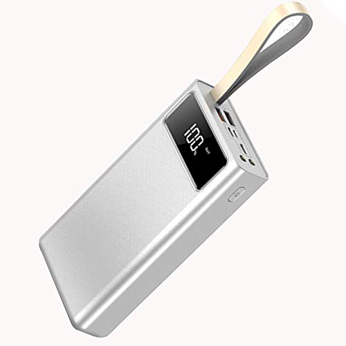 Power Bank Batería Externa Cargador Móvil Portátil 30000Mah Ultra Alta Capacidad con 2 Salidas Y 3 Entradas Y Linterna Y Pantalla Digital LED, Carga Rápida Powerbank para Smartphones Etc Power Bank Batería Externa Cargador Móvil Portátil 30000Mah Ultra Alta Capacidad con 2 Salidas Y 3 Entradas Y Linterna Y Pantalla Digital LED, Carga Rápida Powerbank para Smartphones Etc