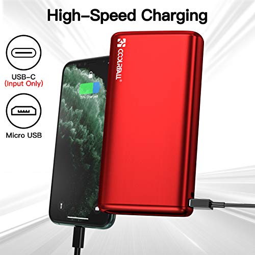 Power Bank de 20000 mAh Con dos Salidas(2.0A+2.0A) y Entradas de Alta Velocidad, Cargador Portátil Coolreall, Batería Externa Compatible Con Varios Teléfonos Móviles, iPads, Computadoras Portátiles