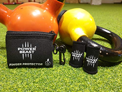 POWER BEAST Protector Dedo | No Tape Crossfit Pesas, Crossfit, Gimnasio, Calistenia, Halterofilia | Funda sustituta del Tape, Vendas, Cinta y Esparadrapo Deportivo en el Pulgar | 1 Par + Bolsa… (M) POWER BEAST Protector Dedo | No Tape Crossfit Pesas, Crossfit, Gimnasio, Calistenia, Halterofilia | Funda sustituta del Tape, Vendas, Cinta y Esparadrapo Deportivo en el Pulgar | 1 Par + Bolsa… (M)