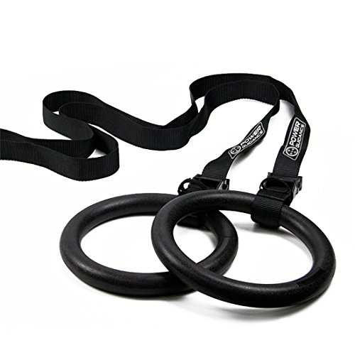 POWER GUIDANCE Anillos de Gimnasia Olímpico ABS Profesional con Hebillas Ajustables para Entrenamiento (28mm DIA) POWER GUIDANCE Anillos de Gimnasia Olímpico ABS Profesional con Hebillas Ajustables para Entrenamiento (28mm DIA)