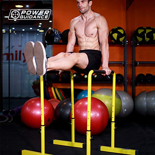 POWER GUIDANCE Barras Paralelas para Entrenamiento Ajustable para Calistenia, Gimnasia, Fitness