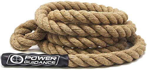 POWER GUIDANCE Cuerda de Escalada Profesional Climbing Rope Resistente, 38 mm de Diámetro(4m) POWER GUIDANCE Cuerda de Escalada Profesional Climbing Rope Resistente, 38 mm de Diámetro(4m)