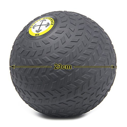 POWER GUIDANCE Slam Ball Balón Medicinal Antideslizante Ideal para los Ejercicios de Functional Fitness - 8kg POWER GUIDANCE Slam Ball Balón Medicinal Antideslizante Ideal para los Ejercicios de Functional Fitness - 8kg