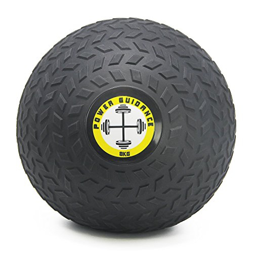 POWER GUIDANCE Slam Ball Balón Medicinal Antideslizante Ideal para los Ejercicios de Functional Fitness - 8kg