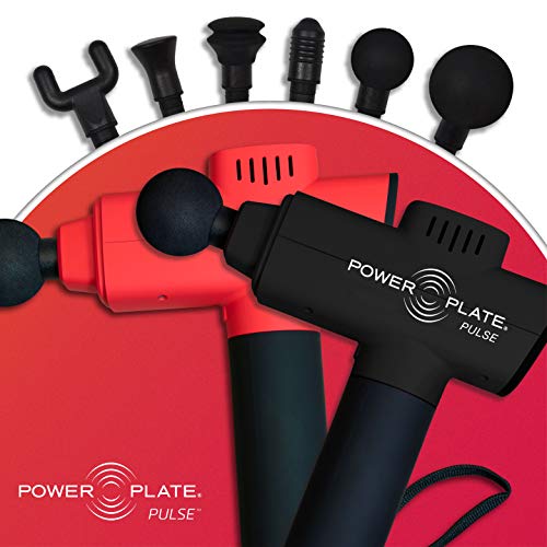Power Plate Pulse es un masajeador PortáTil poderoso e increíblemente silencioso, Recargable, 4 Horas Vida util de la bateria, Color Negro Mate