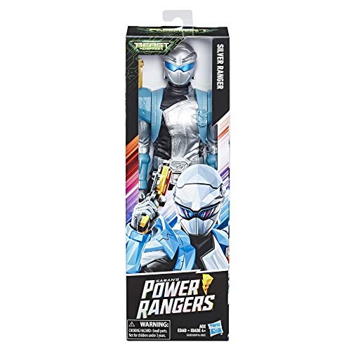 Power Rangers - Figura de 30cm Ranger Plata de Beast Morphers (Hasbro - E6203ES0)