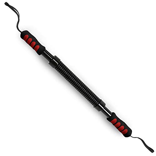 Power Twister - Resistencia 20/30/40/50kg - Barra de Fuerza para Ejercicios de Fitness y Entrenamiento de Pecho y Brazos en Casa, Expansor Muscular de Pectoral, Barra de Torsión para Pectorales (40kg) Power Twister - Resistencia 20/30/40/50kg - Barra de Fuerza para Ejercicios de Fitness y Entrenamiento de Pecho y Brazos en Casa, Expansor Muscular de Pectoral, Barra de Torsión para Pectorales (40kg)