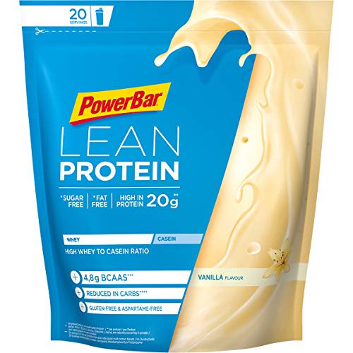 Powerbar Lean Protein Vanilla 500g - Suero de Leche en Polvo de alto Contenido en Proteínas - sin Azúcar y sin Grasa Powerbar Lean Protein Vanilla 500g - Suero de Leche en Polvo de alto Contenido en Proteínas - sin Azúcar y sin Grasa