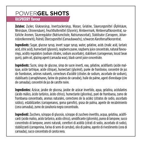 PowerBar PowerGel Shots Raspberry 16x60g - Gomas de Alta Energía de Carbono + C2MAX Magnesio y Sodio PowerBar PowerGel Shots Raspberry 16x60g - Gomas de Alta Energía de Carbono + C2MAX Magnesio y Sodio