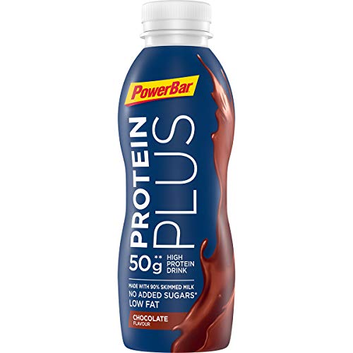 PowerBar Protein Plus High Protein Drink Chocolate 12x500ml-Leche Deportiva Alta Proteína Baja en Azúcar+Baja en Grasa