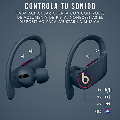 Powerbeats Pro - Auriculares intraurales inalámbricos - Chip Apple H1, Bluetooth de Clase 1, 9 horas de sonido ininterrumpido, resistentes al sudor - ARMADA