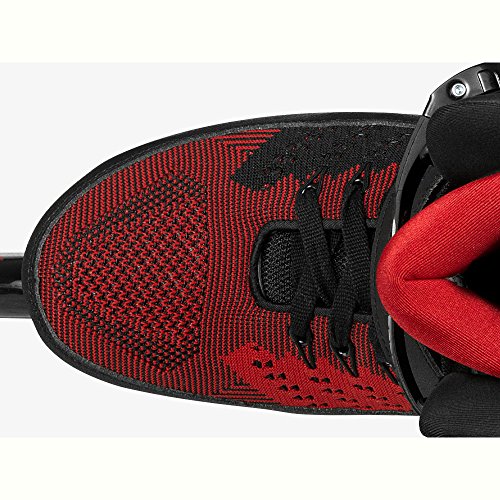 Powerslide Swell Trinity 125 Fitness Patines en línea de color rojo negro, dark lava, 42 Powerslide Swell Trinity 125 Fitness Patines en línea de color rojo negro, dark lava, 42