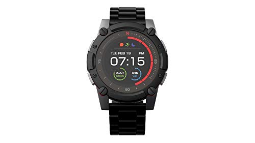 PowerWatch 2 Premium Edition - Reloj inteligente, Reloj Deportivo, Carga Solar/Termoeléctrico, Control de Rendimiento, Medición de Temperatura Corporal, GPS y Altitud, iOS y Android