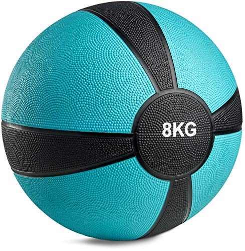POWRX - Balón Medicinal 8 kg + PDF Workout (Turquesa) POWRX - Balón Medicinal 8 kg + PDF Workout (Turquesa)