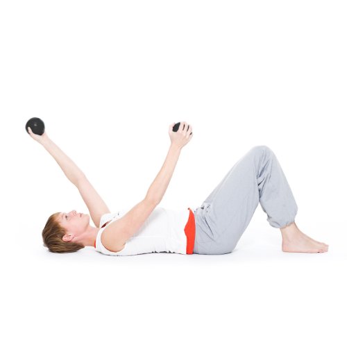 POWRX Bola terapéutica para Pilates (0,5 Kg)