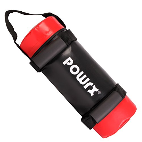 POWRX Sandbag 5-30 kg - Ideal para Entrenamiento Funcional - Power Bag con Tres agarres + PDF Workout (20 kg)