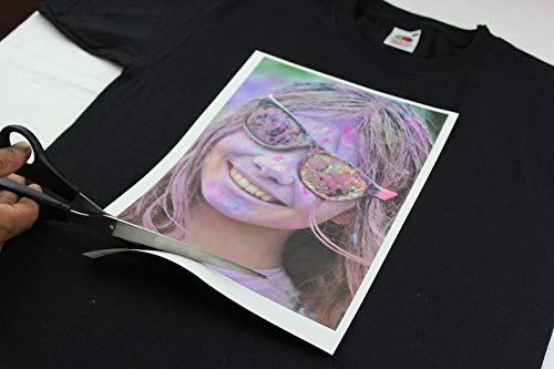 PPD A4 x 200 Hojas de Papel de Transferencia Térmica Para Camisetas, Mascarillas y Tejidos Oscuros - Para Impresora de Inyección de Tinta Inkjet - PPD-4-200