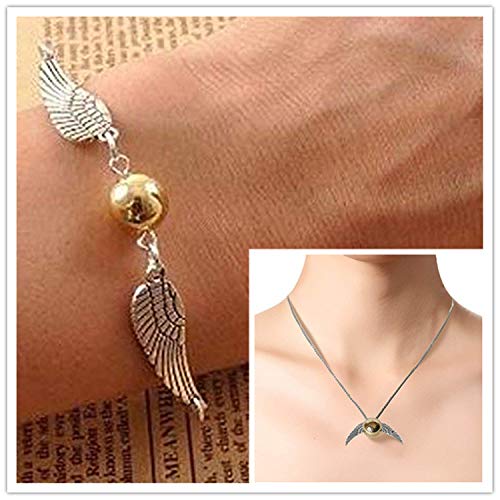 PPX Juego de 4 Collares con Forma de Serpiente Dorada para los Fans, colección de Regalos mágicos para Cosplay, joyería para Mujer y niña,con Caja Transparente PPX Juego de 4 Collares con Forma de Serpiente Dorada para los Fans, colección de Regalos mágicos para Cosplay, joyería para Mujer y niña,con Caja Transparente