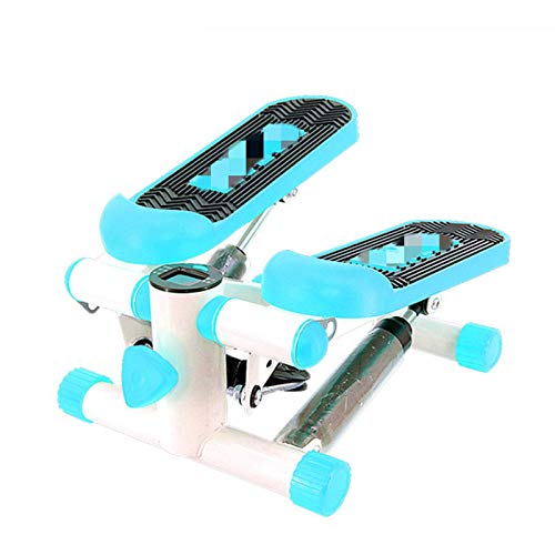 PQXOER Stepper Machine Fitness Mini Stepper - Pedalera para ejercicios de ejercicio en casa, tamaño libre, color azul