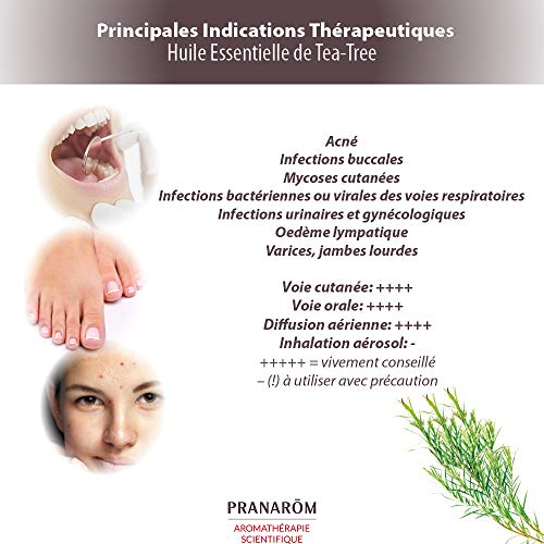 Pranarôm - Aceite Esencial de Árbol del Té - Hoja - 10 ml Pranarôm - Aceite Esencial de Árbol del Té - Hoja - 10 ml