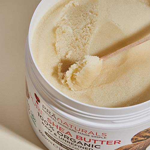 PraNaturals Manteca de Karité Hidratante 100% Orgánica 300ml, Protección UV para Todo Tipo de Piel - Hidrata y Repara Cabello PraNaturals Manteca de Karité Hidratante 100% Orgánica 300ml, Protección UV para Todo Tipo de Piel - Hidrata y Repara Cabello