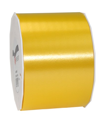 Präsent C.E. Pattberg GmbH & Co. KG Rollo de Cinta (Raso, 90 mm x 91 m), Color Amarillo Präsent C.E. Pattberg GmbH & Co. KG Rollo de Cinta (Raso, 90 mm x 91 m), Color Amarillo
