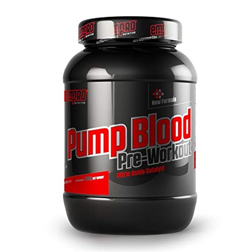 Pre y Post Entreno Pump Blood (500g) con cafeina, tribulus (90%), BCAAs, glutamina, arginina, inosina, taurina, Proteina, Alanina