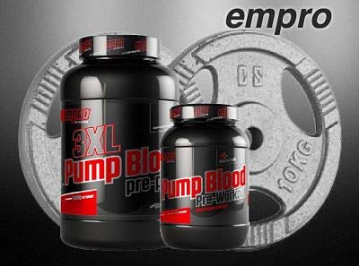 Pre y Post Entreno Pump Blood (500g) con cafeina, tribulus (90%), BCAAs, glutamina, arginina, inosina, taurina, Proteina, Alanina