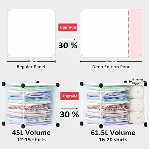 PREMAG Armario portátil para Colgar la Ropa, ropero Combinado, Armario Modular para Ahorrar Espacio, Ideal Organizador de Almacenamiento Cubo para Libros, Juguetes, Toallas (20-Cube) PREMAG Armario portátil para Colgar la Ropa, ropero Combinado, Armario Modular para Ahorrar Espacio, Ideal Organizador de Almacenamiento Cubo para Libros, Juguetes, Toallas (20-Cube)