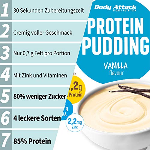Preparado para hacer Natillas Proteicas de Cookies & Cream Body Attack 210g Preparado para hacer Natillas Proteicas de Cookies & Cream Body Attack 210g