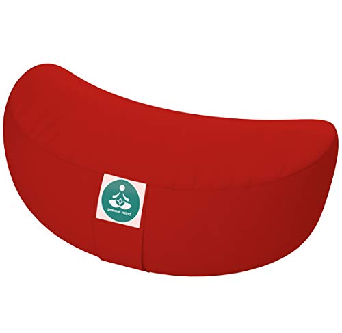 Present Mind Cojín de Meditación y Yoga Media Luna – Funda de algodón Lavable Present Mind Cojín de Meditación y Yoga Media Luna – Funda de algodón Lavable