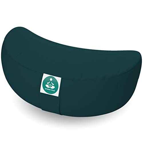 Present Mind Cojín de Meditación y Yoga Media Luna – Funda de algodón Lavable Present Mind Cojín de Meditación y Yoga Media Luna – Funda de algodón Lavable