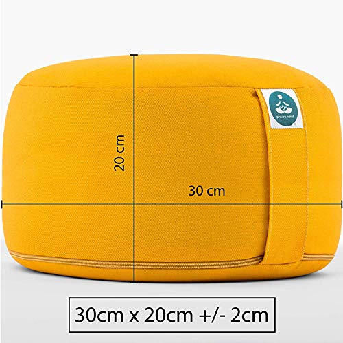 Present Mind Cojín de meditación Yoga – Altura 20 cm - Funda de algodón Lavable Present Mind Cojín de meditación Yoga – Altura 20 cm - Funda de algodón Lavable