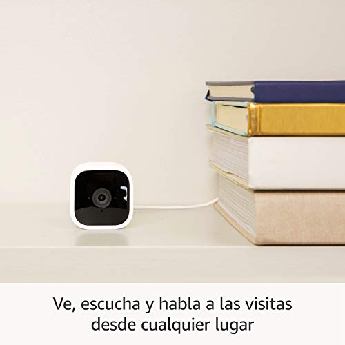 Presentamos la Blink Mini, cámara de seguridad inteligente, compacta, para interiores, con enchufe, resolución de vídeo HD 1080p, detección de movimiento y compatible con Alexa – 2 Cámaras Presentamos la Blink Mini, cámara de seguridad inteligente, compacta, para interiores, con enchufe, resolución de vídeo HD 1080p, detección de movimiento y compatible con Alexa – 2 Cámaras