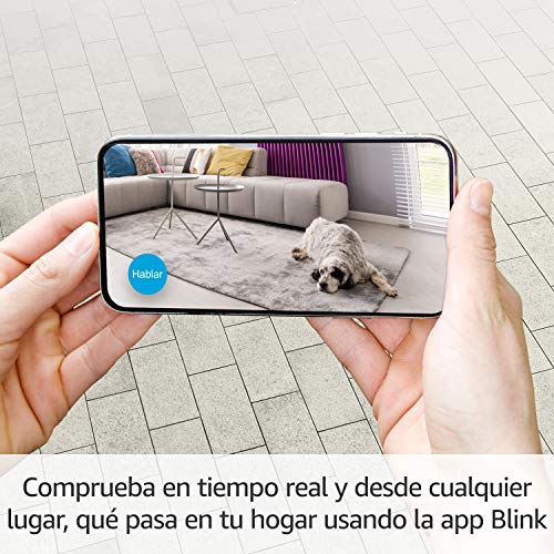 Presentamos la Blink Mini, cámara de seguridad inteligente, compacta, para interiores, con enchufe, resolución de vídeo HD 1080p, detección de movimiento y compatible con Alexa – 2 Cámaras