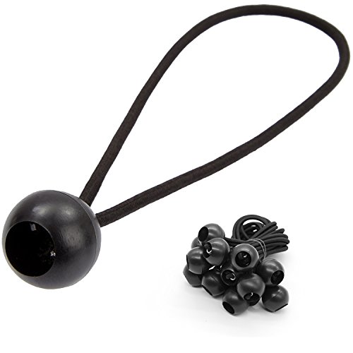 PRETEX 25 tensores profesionales con bola para carteles, lonas, pabellones, tiendas de campaña | bucle de expansión, tensor para lonas, tensor de goma, tensor tienda de campaña, gomas PRETEX 25 tensores profesionales con bola para carteles, lonas, pabellones, tiendas de campaña | bucle de expansión, tensor para lonas, tensor de goma, tensor tienda de campaña, gomas
