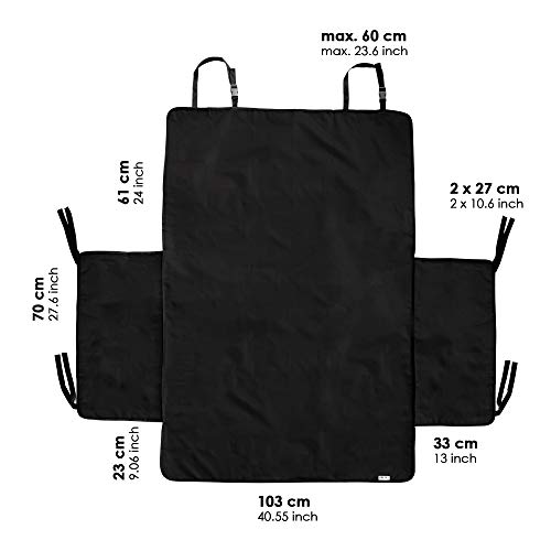 PRETEX Alfombrilla Universal para Maletero con protección Lateral en Negro, Alfombra Protectora para Maletero, Funda para Maletero, colchoneta para Maletero PRETEX Alfombrilla Universal para Maletero con protección Lateral en Negro, Alfombra Protectora para Maletero, Funda para Maletero, colchoneta para Maletero