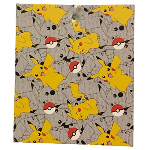 Primark Home - Manta Pokemon Pikachu con Licencia Oficial - Medidas 120x150 cm. - Manta de Forro Polar Supersuave