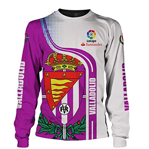 Primavera Y Otoño Jersey De Cuello Redondo para Hombre Camisa De Manga Larga 3D Valladolid Top De Rayas Estampadas Casual Transpirable Wild Camiseta De Manga Larga S A 5XL Código Opcional (1,5XL) Primavera Y Otoño Jersey De Cuello Redondo para Hombre Camisa De Manga Larga 3D Valladolid Top De Rayas Estampadas Casual Transpirable Wild Camiseta De Manga Larga S A 5XL Código Opcional (1,5XL)