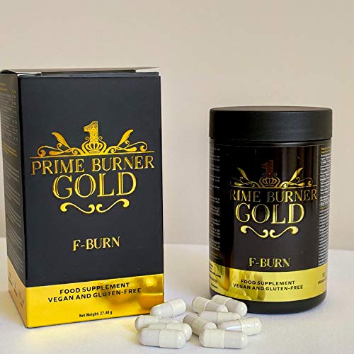Prime Burner Gold | Quemador de Grasa 100% Natural| Fórmula Activa Para Keto Dieta| Ingredientes Naturales Quemagrasas | Vegano | Certificado Por Laboratorio | 90 Cápsulas | Fabricado en la UE Prime Burner Gold | Quemador de Grasa 100% Natural| Fórmula Activa Para Keto Dieta| Ingredientes Naturales Quemagrasas | Vegano | Certificado Por Laboratorio | 90 Cápsulas | Fabricado en la UE