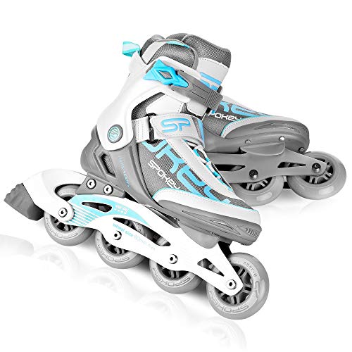 Prime Pro - Patines en línea para adultos hasta un peso máximo de 100 kg, guías de aluminio, rodamientos ABEC-9 de carbono, ruedas de poliuretano 82 A, tamaño de las ruedas: diámetro de 80 mm