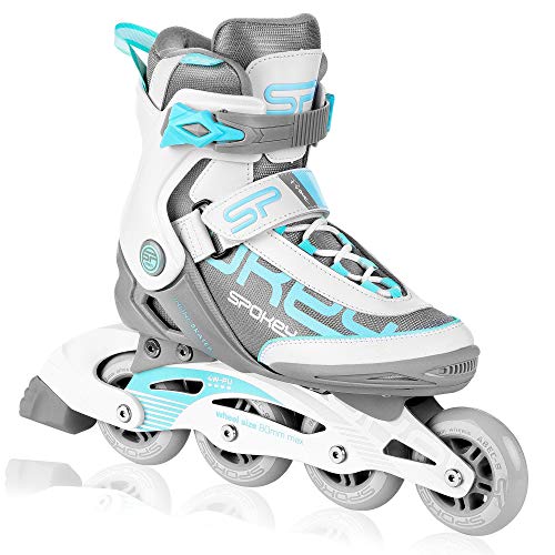 Prime Pro - Patines en línea para adultos hasta un peso máximo de 100 kg, guías de aluminio, rodamientos ABEC-9 de carbono, ruedas de poliuretano 82 A, tamaño de las ruedas: diámetro de 80 mm Prime Pro - Patines en línea para adultos hasta un peso máximo de 100 kg, guías de aluminio, rodamientos ABEC-9 de carbono, ruedas de poliuretano 82 A, tamaño de las ruedas: diámetro de 80 mm